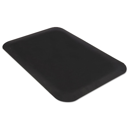Guardian Floor Protection Antifatigue Mat, 36" L x 24" W, 0.5" Thickness, Solid PVC, Black 44020335